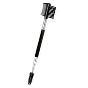 Brow \u0026 Lash Shaper with 3 Different Spoolie Brushes, for Separating Lashes, Eliminating Mascara Clumps, and Grooming and Shaping Brows-Black